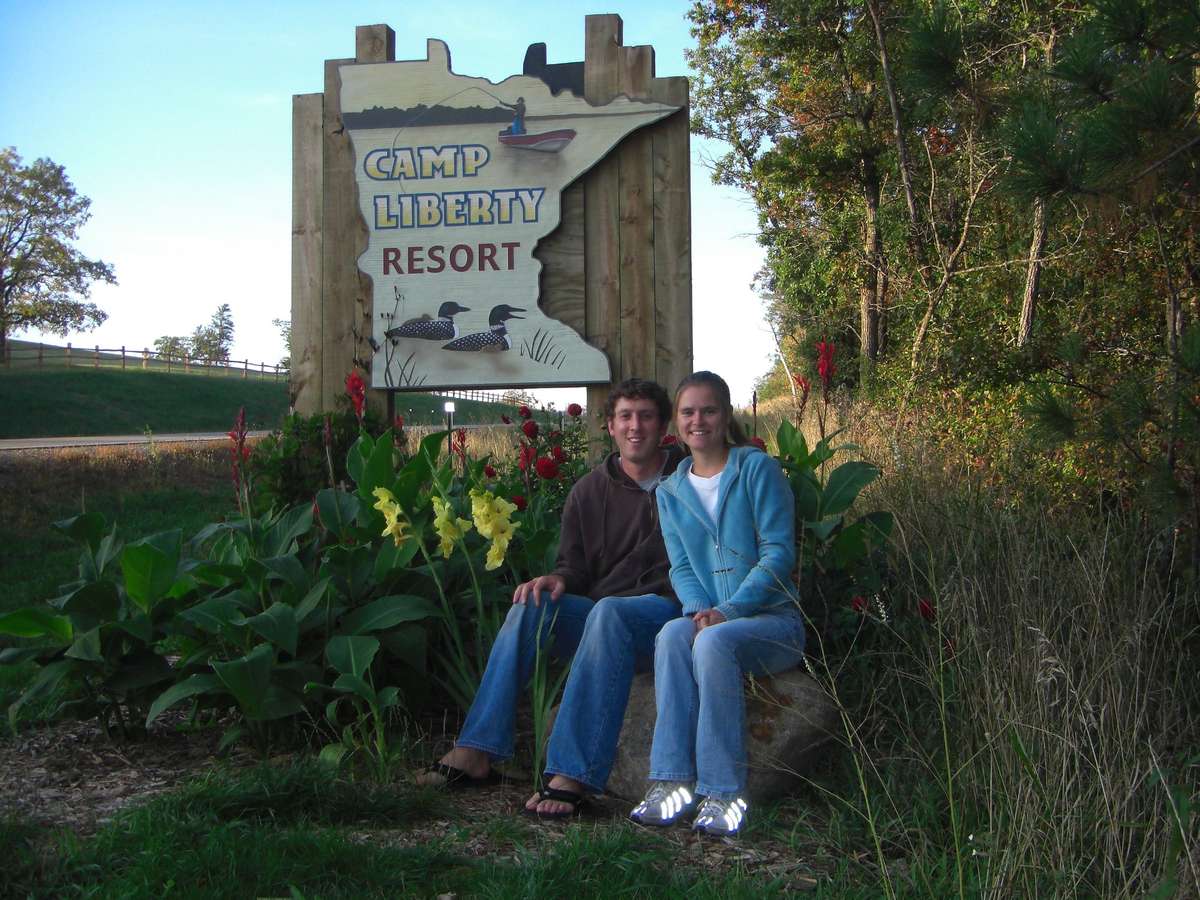 Todd and Kristin Kittleson, owners of Camp Liberty Resort